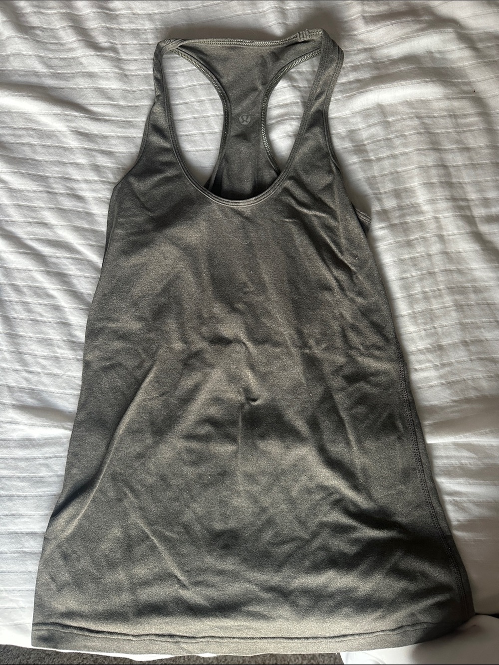 lululemon athletica Charcoal Gray Racerback Tank